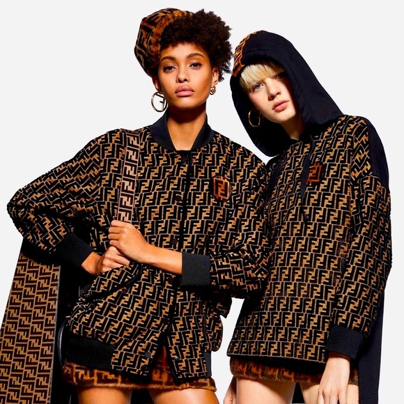 Fendi XL Canvas Zucca Print Mia Shoulder Bag Tobacco - Picture 7 of 13